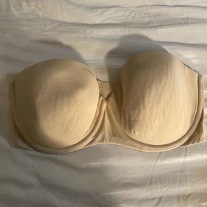 Cacique Lightly Lined Strapless Bra